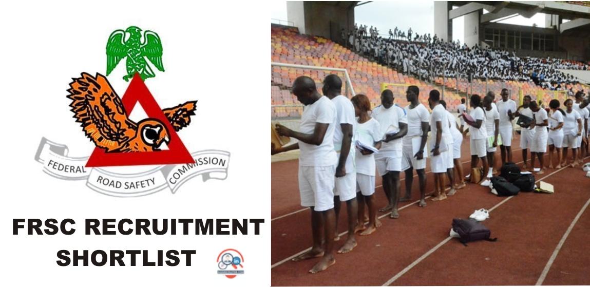 FRSC shortlisted candidates