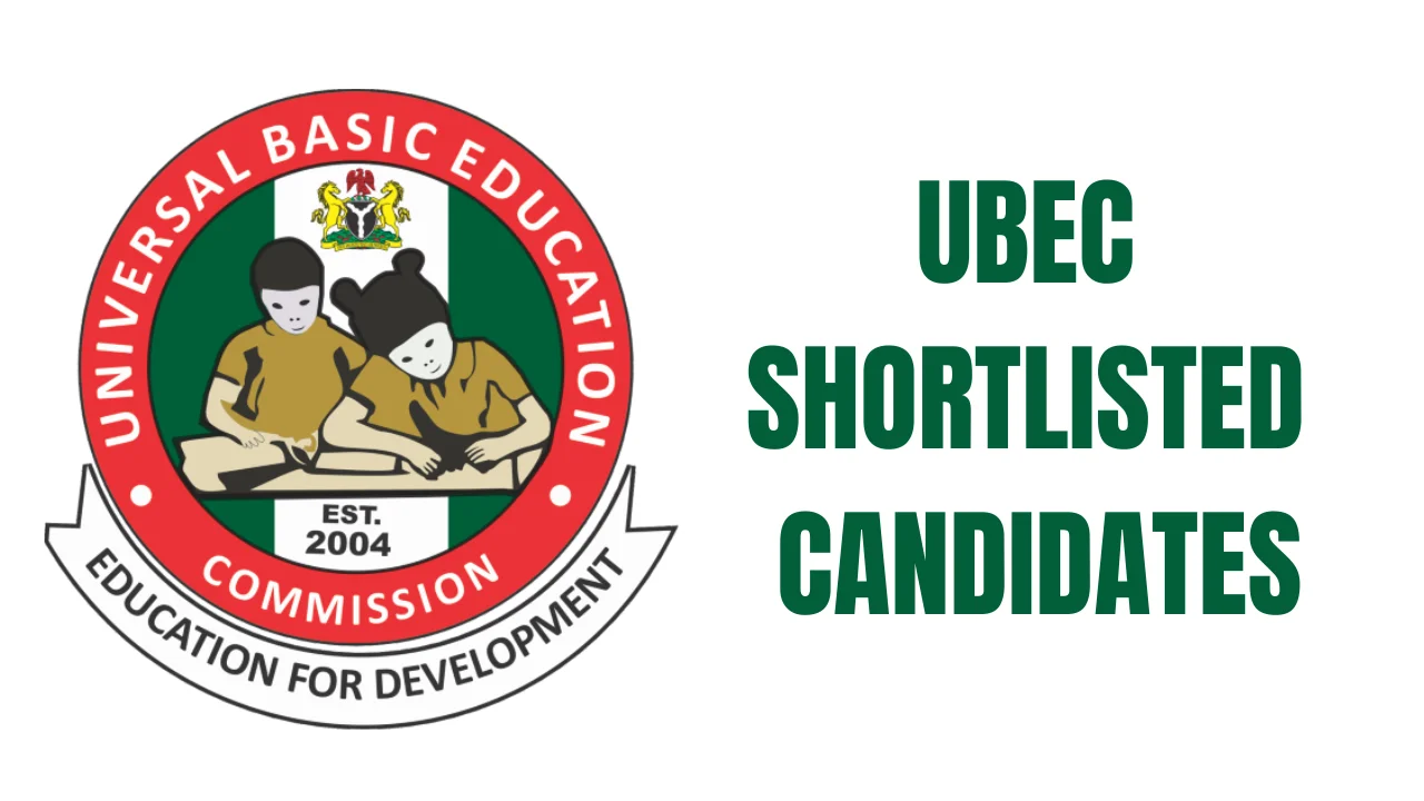 UBEC Shortlisted Candidates