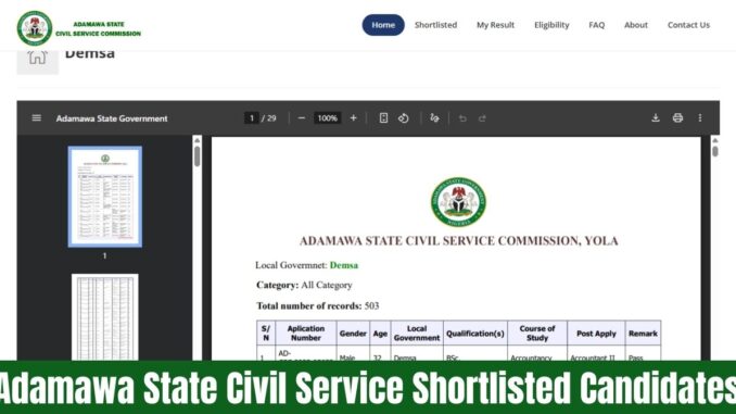 Adamawa-State-Civil-Service-Shortlisted-Candidates Adamawa State Civil Service Shortlisted Candidates