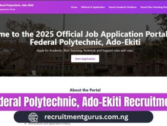 Federal Polytechnic Ado-Ekiti Recruitment