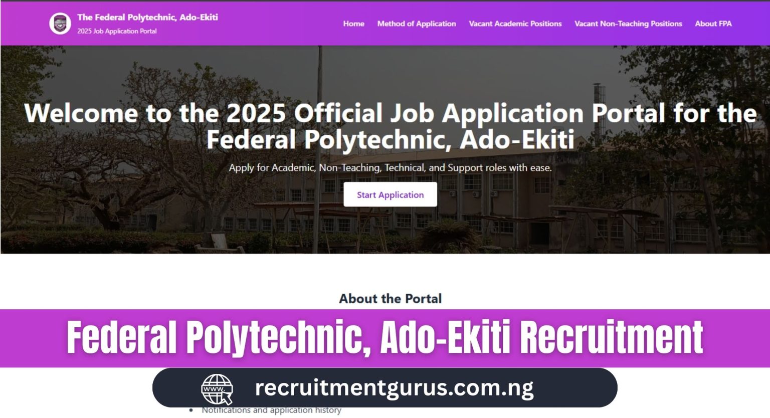 Federal Polytechnic Ado-Ekiti Recruitment