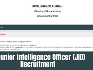  IB JIO Recruitment