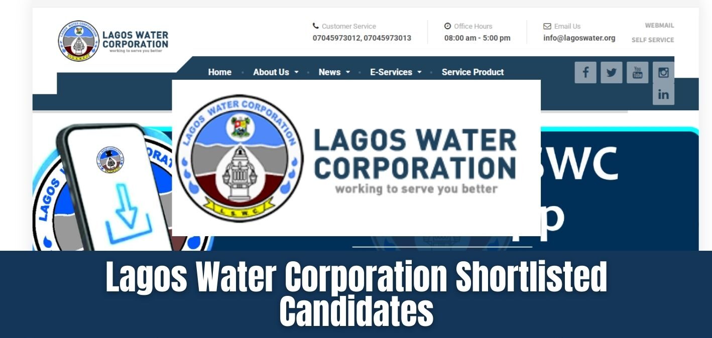 Lagos Water Corporation Shortlisted Candidates