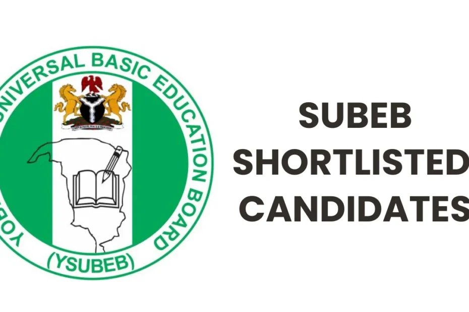 Yobe State SUBEB Shortlisted Candidates