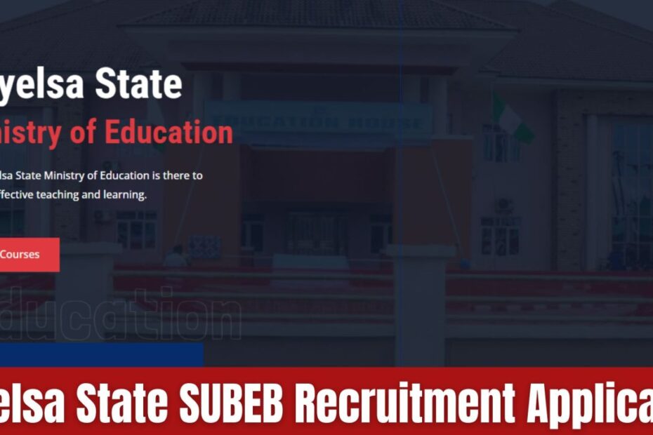 Bayelsa State SUBEB Recruitment