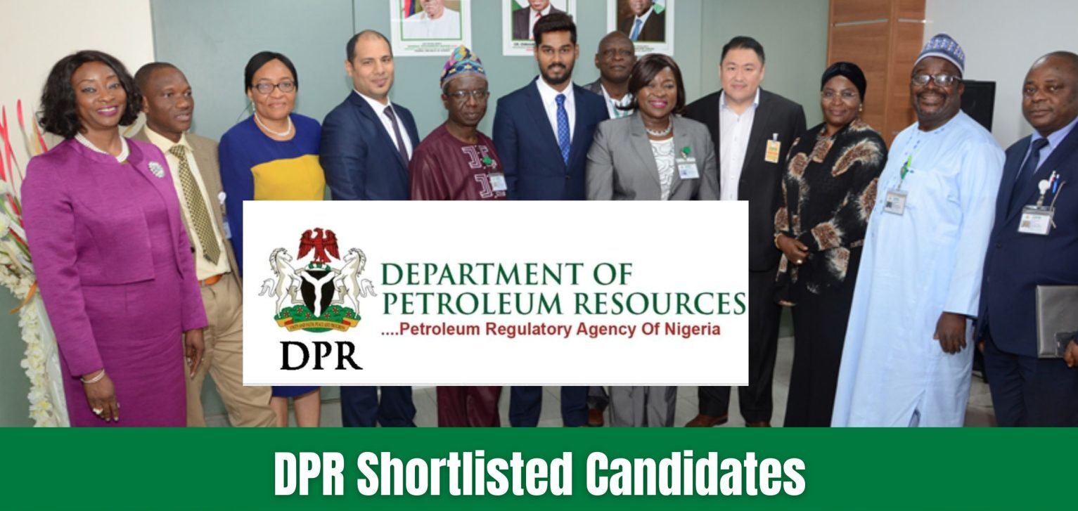 DPR Shortlisted Candidates