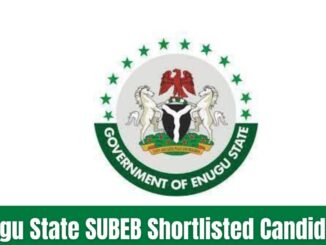 Enugu State SUBEB Shortlisted Candidates