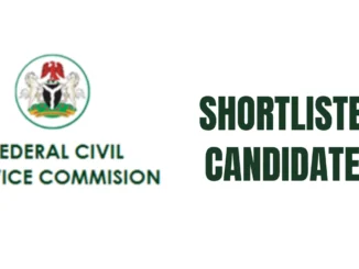Federal Civil Service Shortlisted Candidate