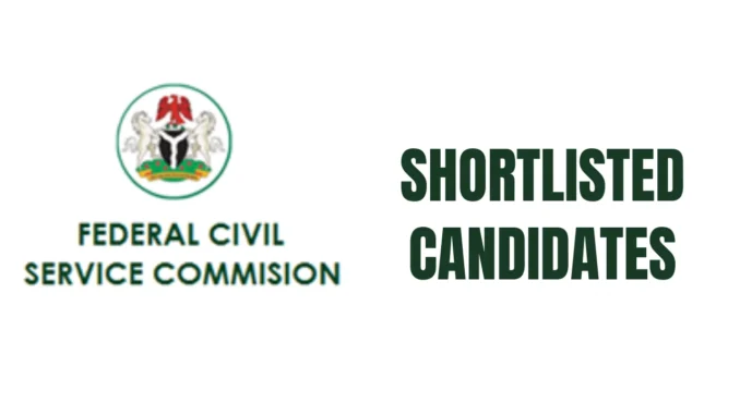 Federal Civil Service Shortlisted Candidate