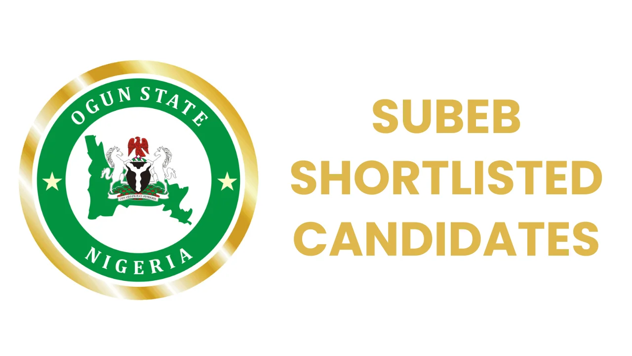 Ogun State SUBEB Shortlisted Candidates