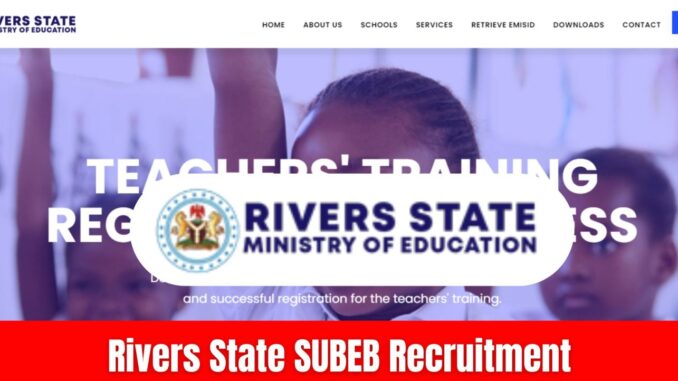 Rivers State SUBEB Recruitment