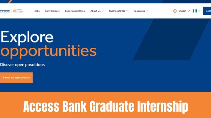 Access Bank Graduate Trainee