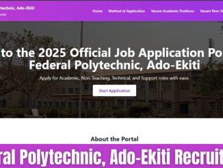 Federal Polytechnic Ado-Ekiti Recruitment