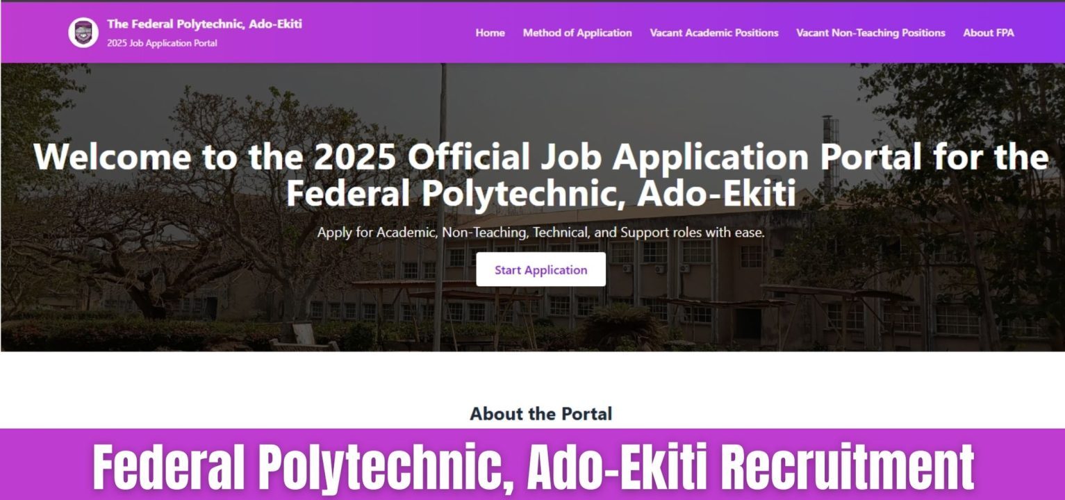 Federal Polytechnic Ado-Ekiti Recruitment
