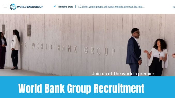 World Bank Recruitment