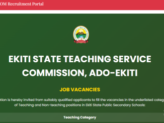 Ekiti State Teachers Recruitment