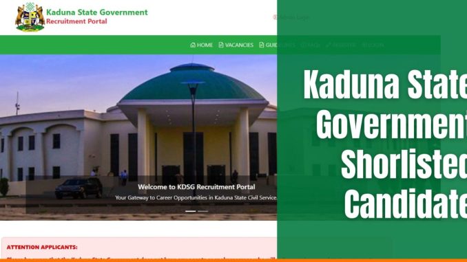 KDSG Shortlisted Candidates