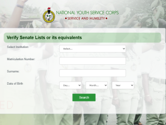 NYSC Senate List