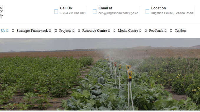National Irrigation Authority Recruitment