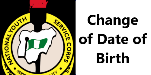 NYSC Correction Of Date Of Birth & Course Guide