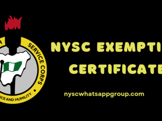 NYSC Exemption Letter