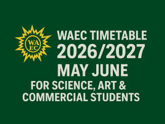 WAEC Timetable 2026