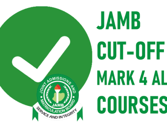JAMB Cut-Off Marks for All Courses