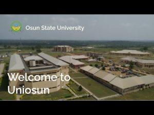 UNIOSUN Cut Off Marks