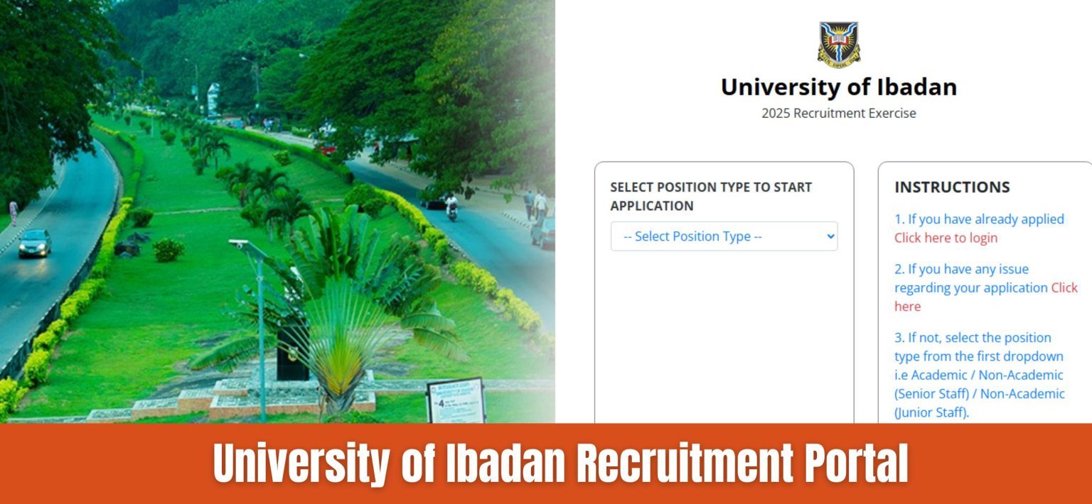 University of Ibadan Recruitment Portal